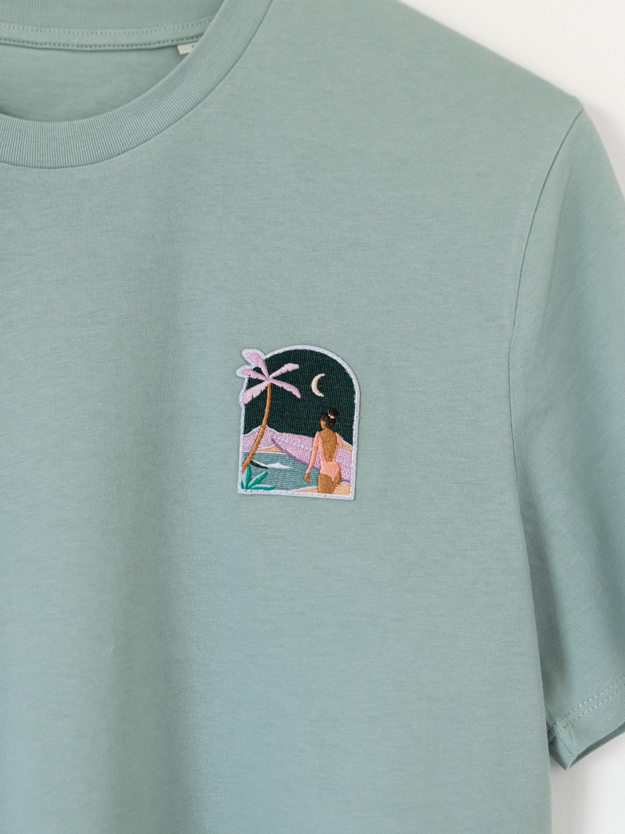 T-shirt unisexe vert sauge