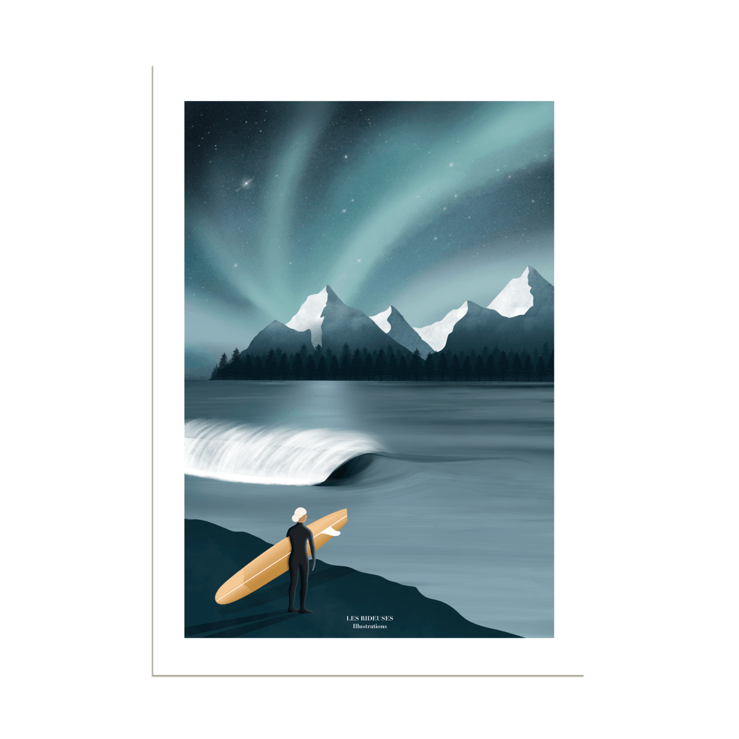 Bajo la aurora boreal