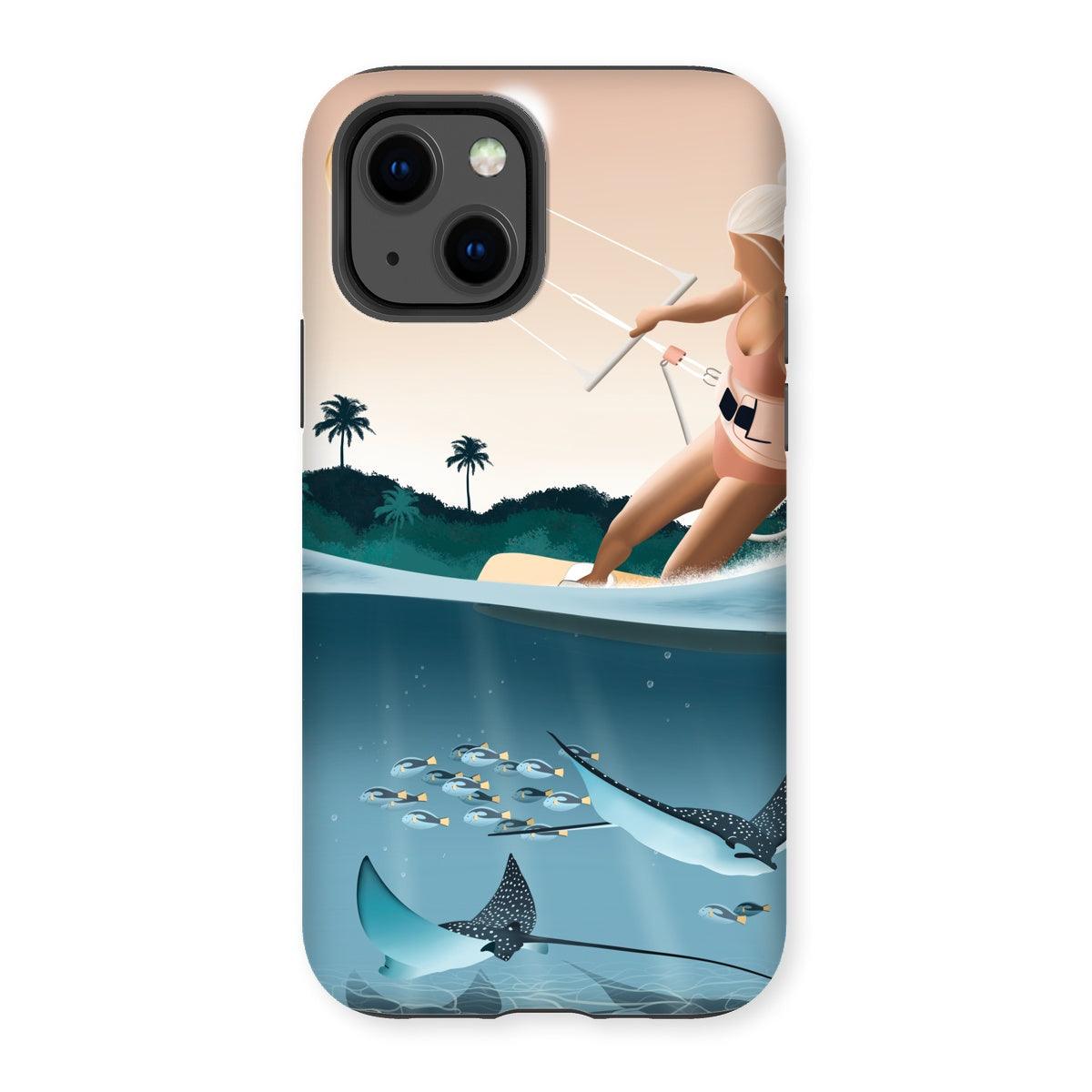 Estuche para teléfono reforzado con kitesurf