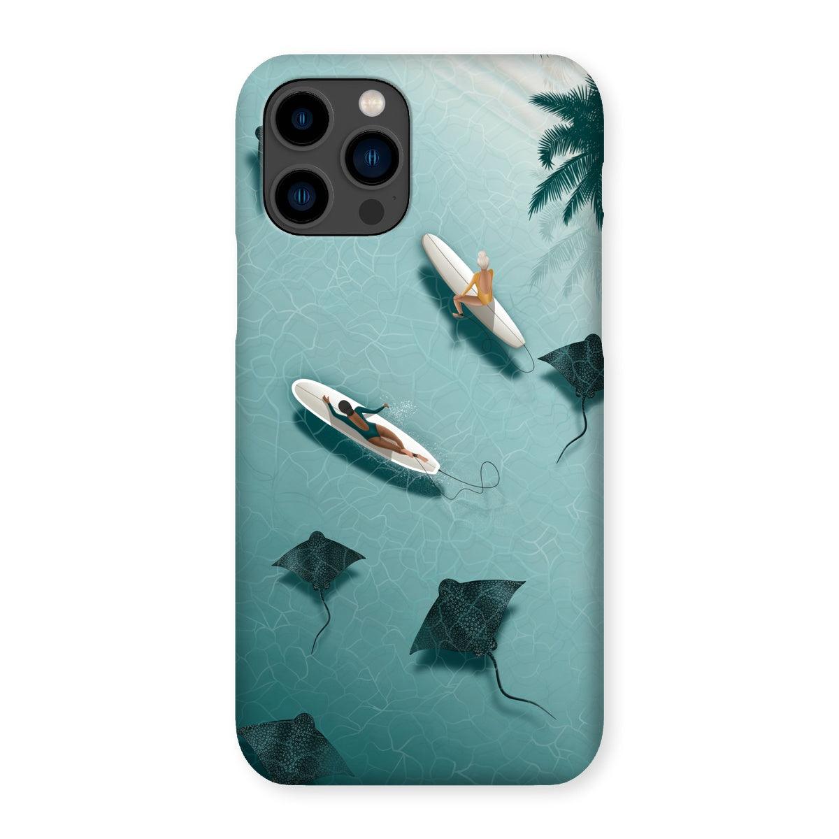 Slim Dancing with Rays Phone Case