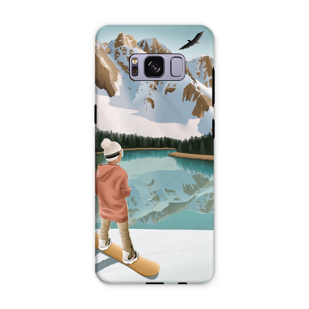 Between lake & mountains reinforced phone case