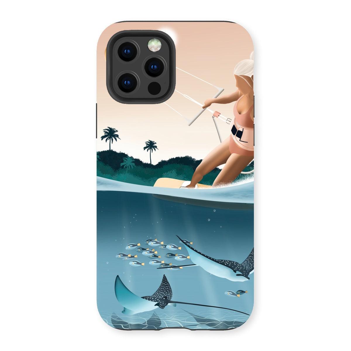 Estuche para teléfono reforzado con kitesurf
