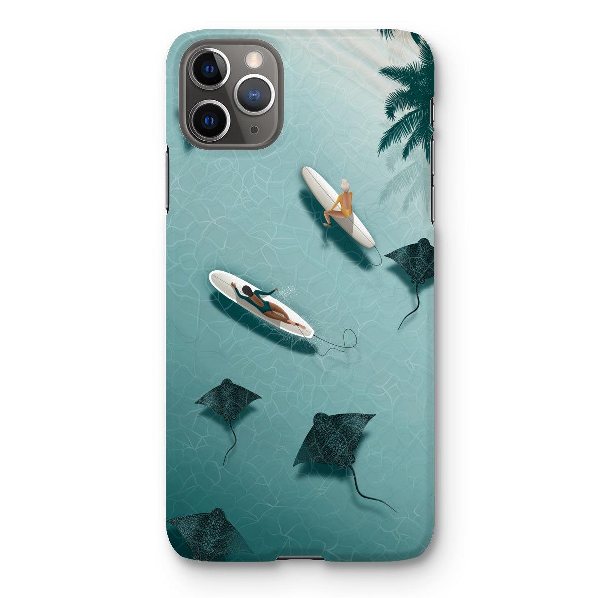 Slim Dancing with Rays Phone Case
