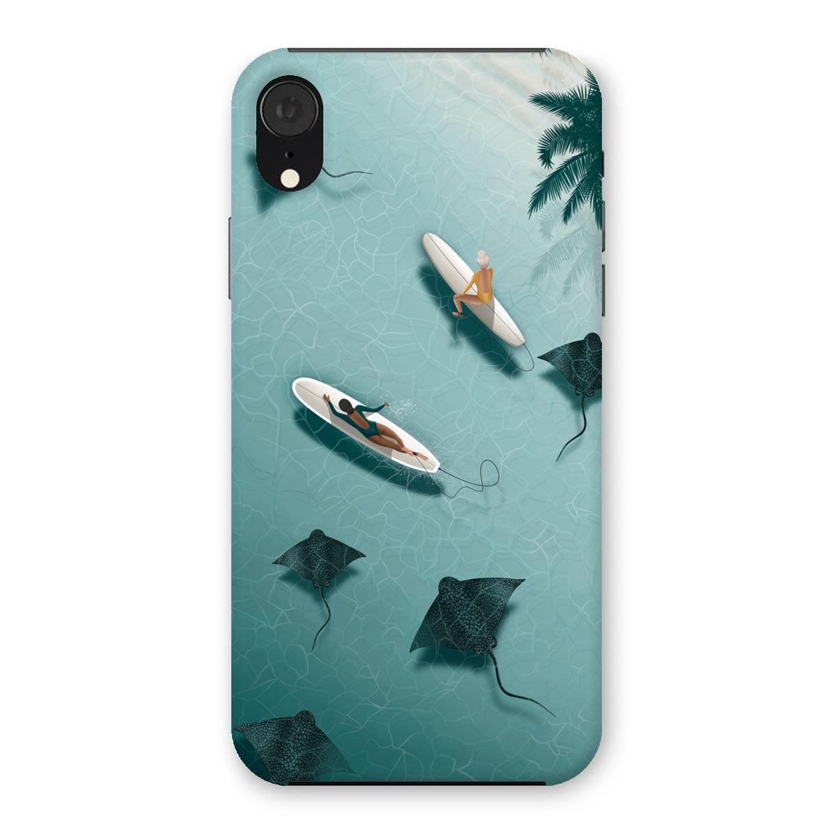 Slim Dancing with Rays Phone Case