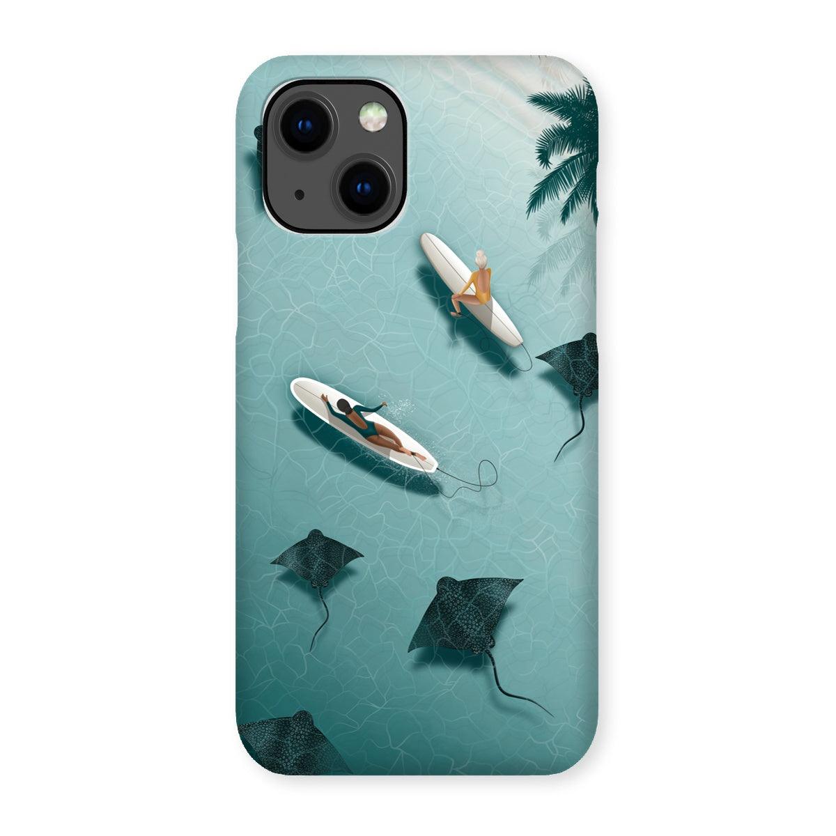 Slim Dancing with Rays Phone Case