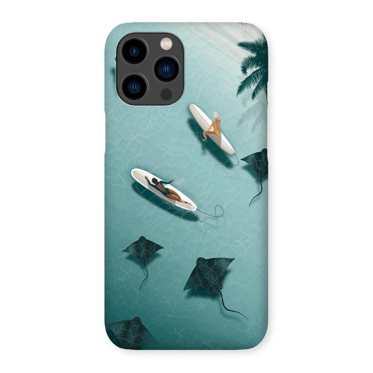 Slim Dancing with Rays Phone Case