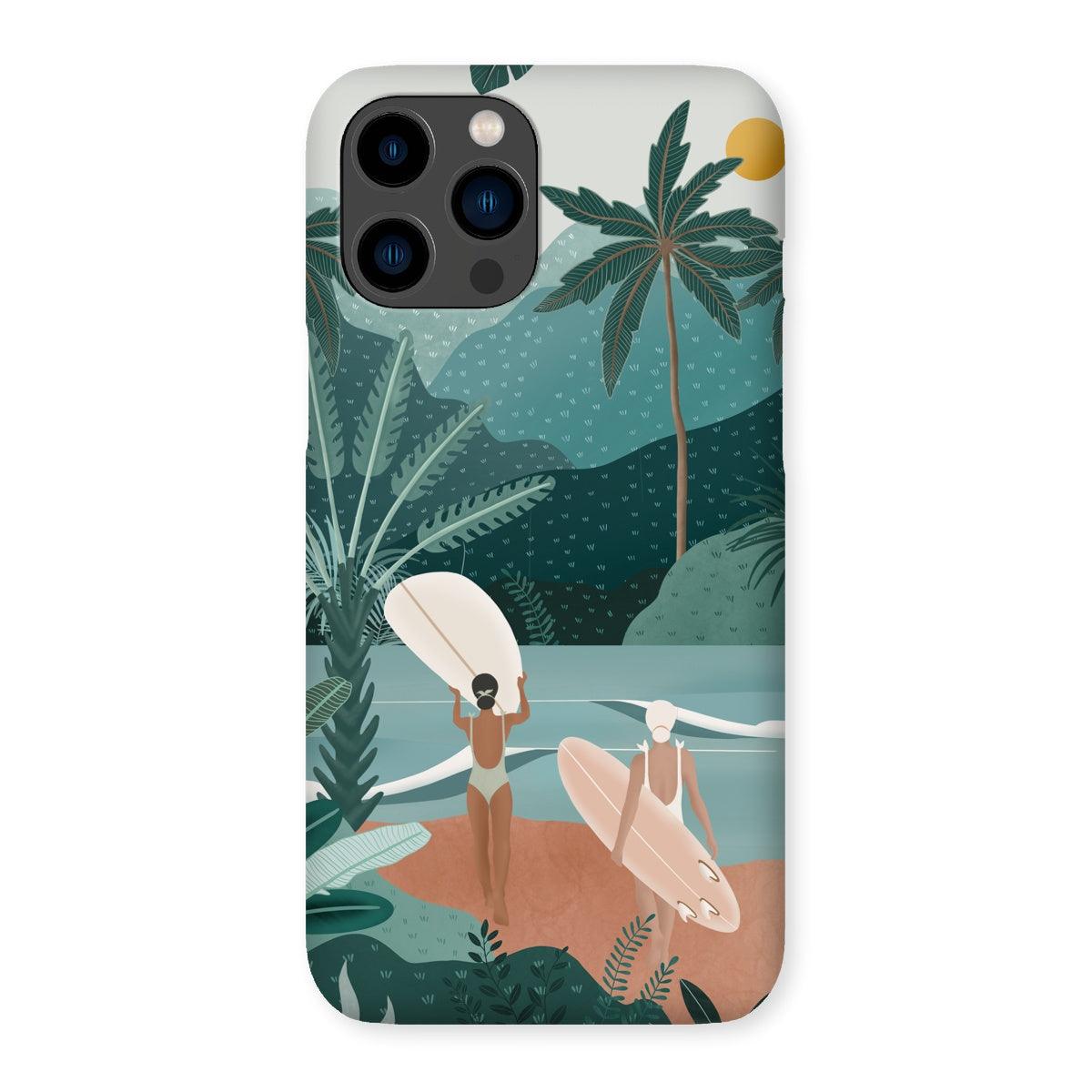 Jungle vibes sea slim phone case