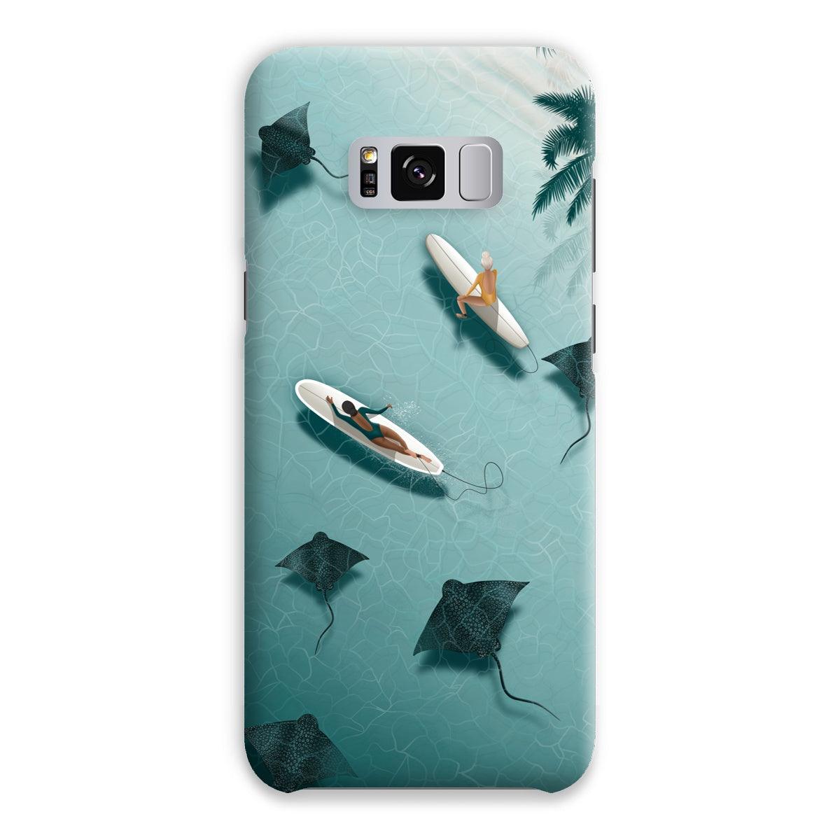 Slim Dancing with Rays Phone Case