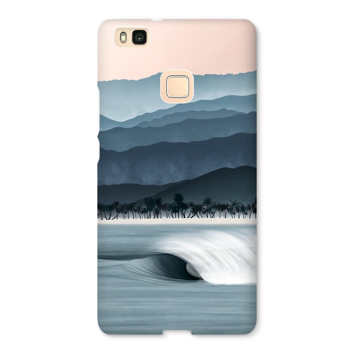 Funda fina para móvil Entre el océano y las montañas