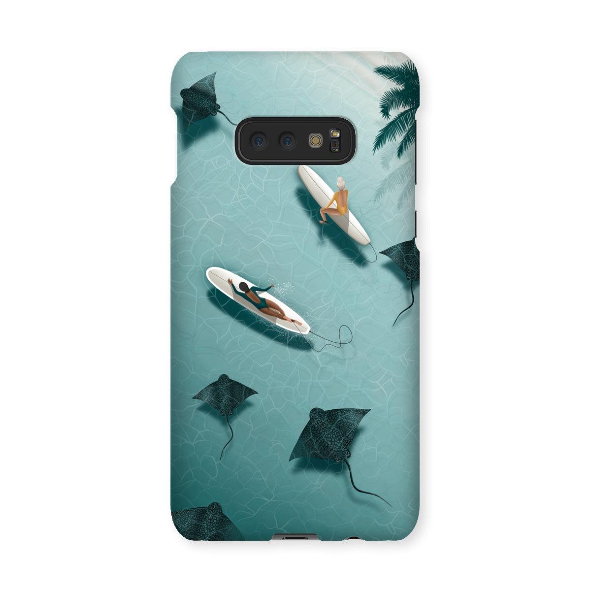 Slim Dancing with Rays Phone Case