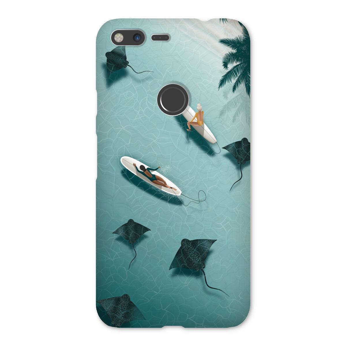 Slim Dancing with Rays Phone Case