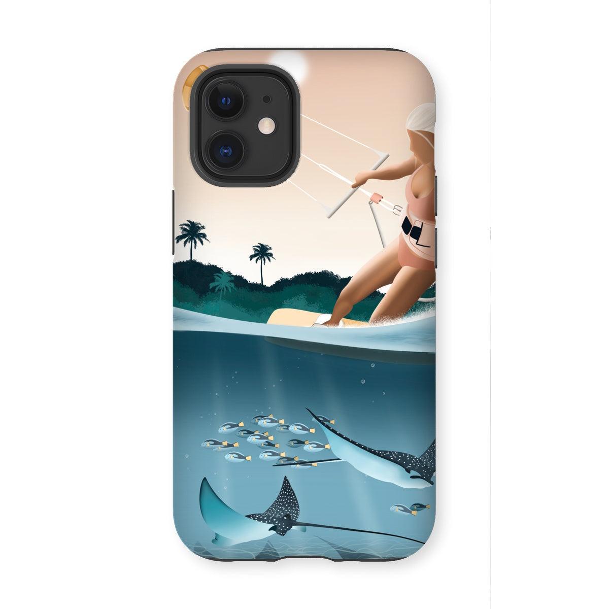 Estuche para teléfono reforzado con kitesurf