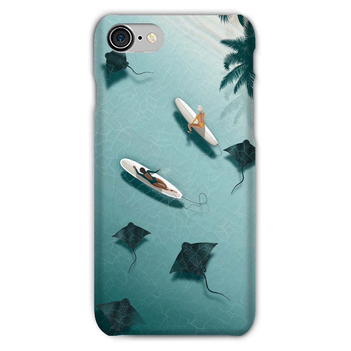 Slim Dancing with Rays Phone Case