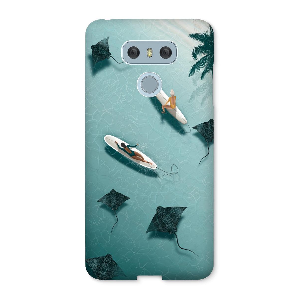 Slim Dancing with Rays Phone Case