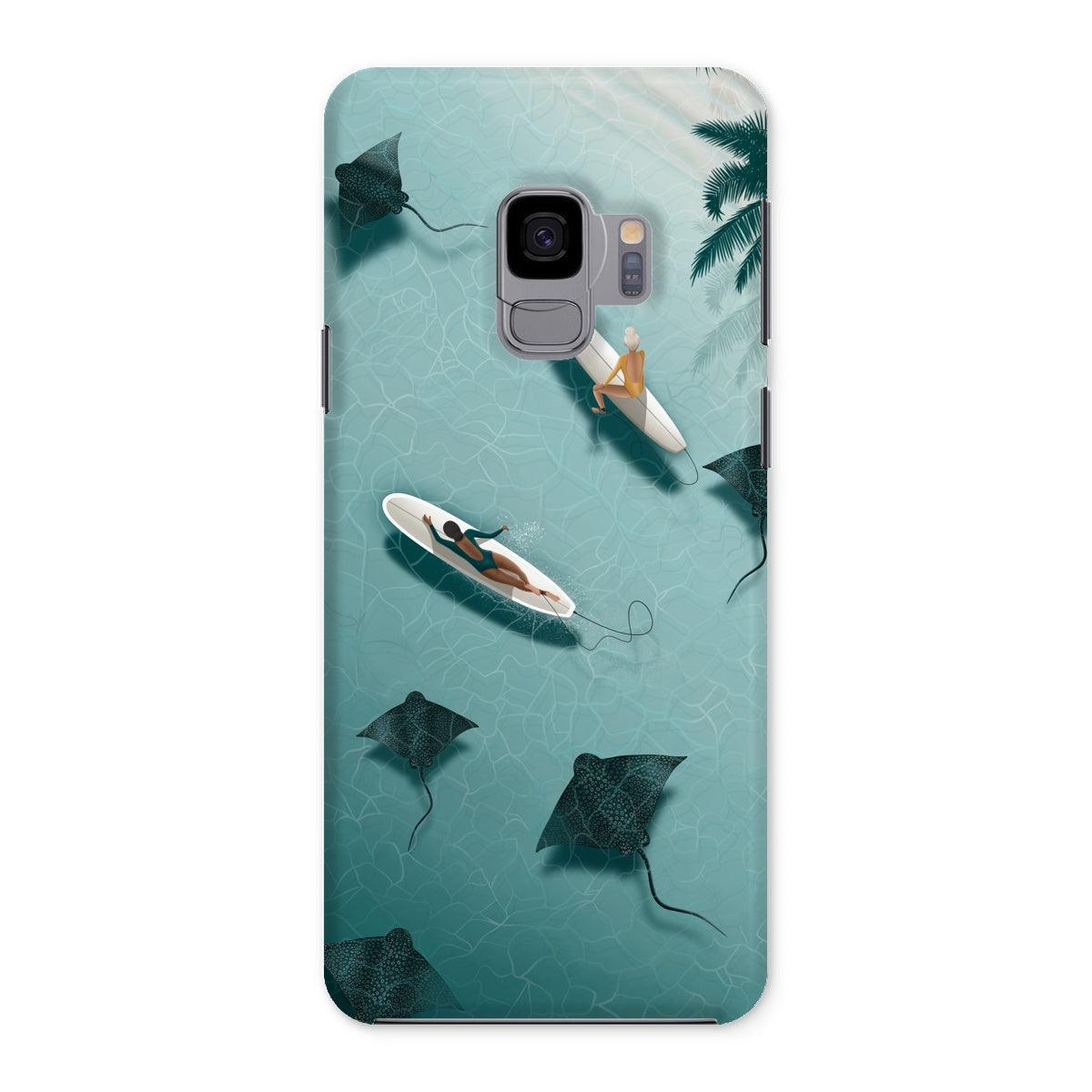 Slim Dancing with Rays Phone Case