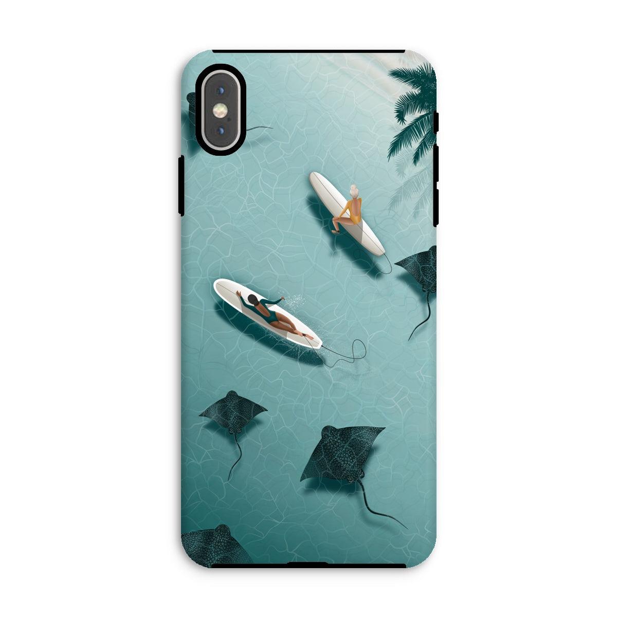 Dancing with rays reinforced phone case