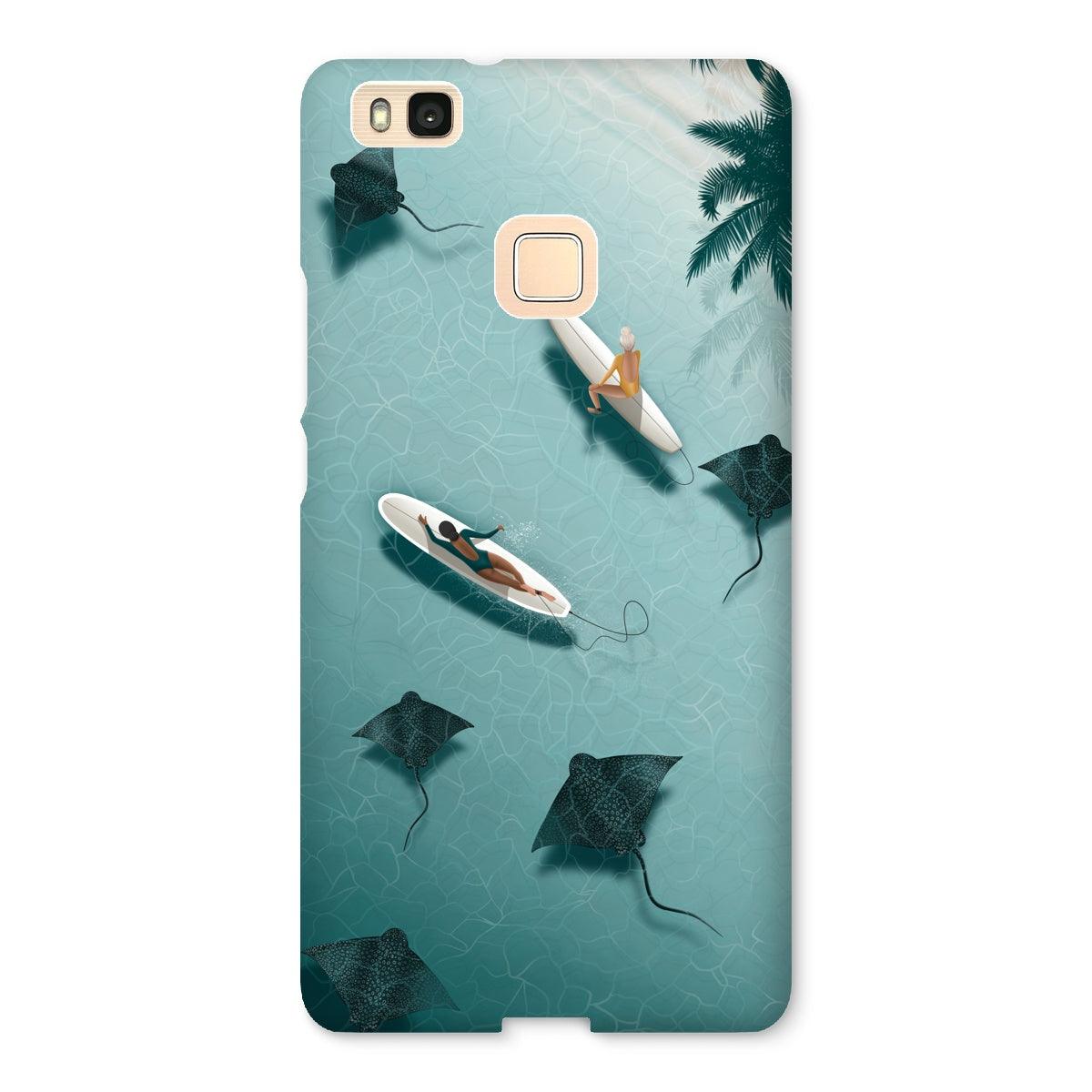 Slim Dancing with Rays Phone Case