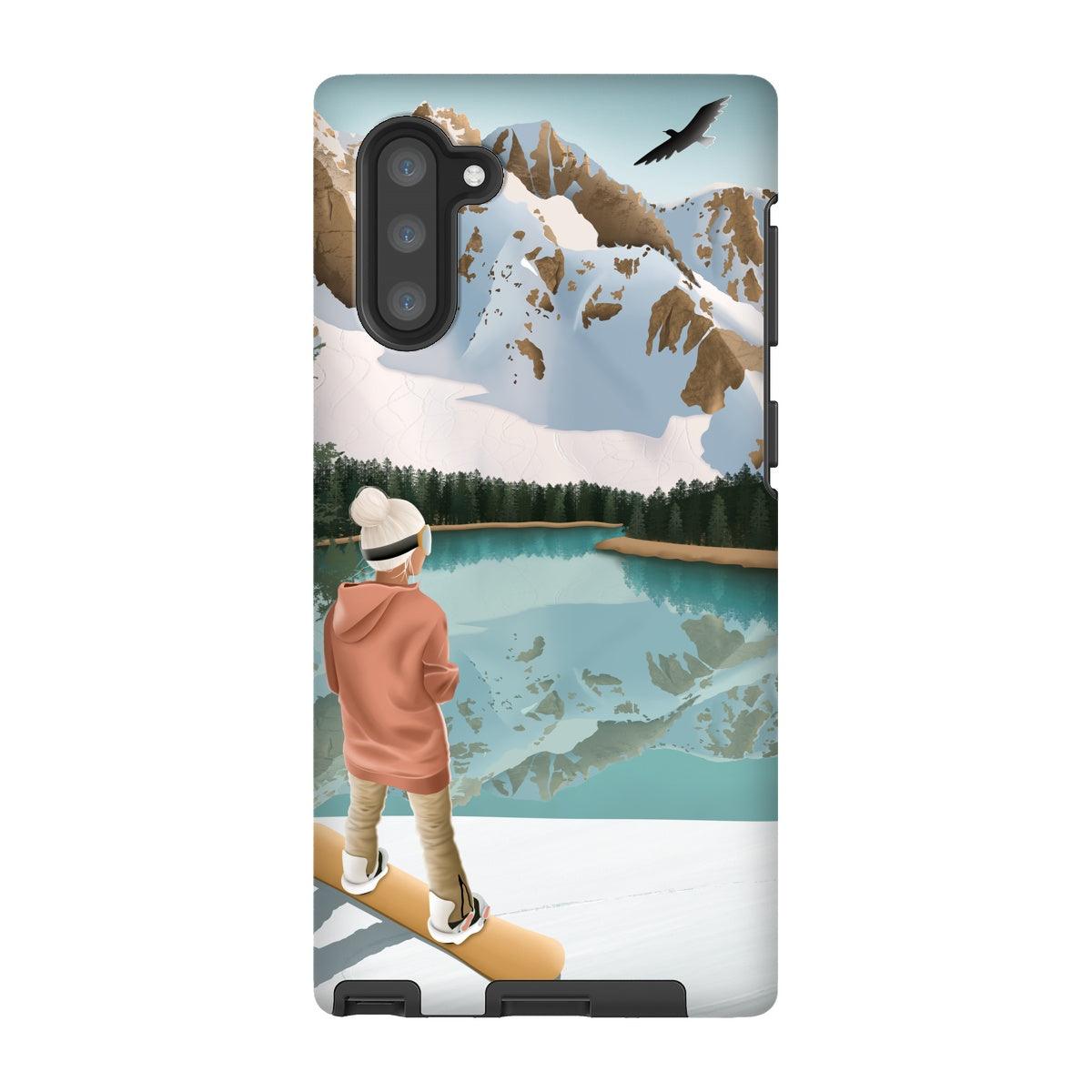 Between lake & mountains reinforced phone case