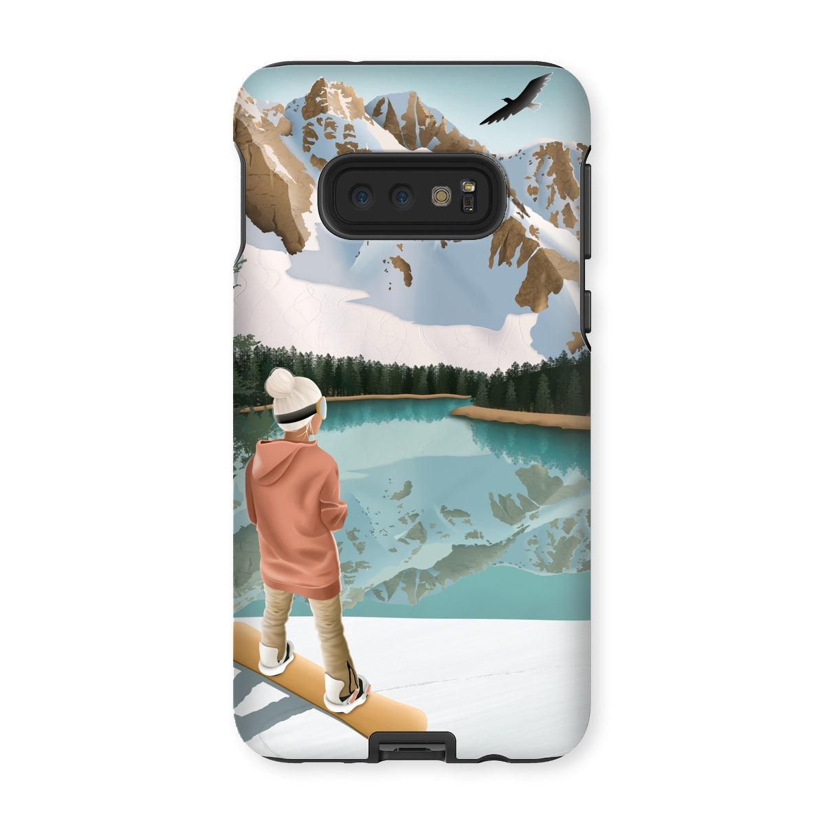 Between lake & mountains reinforced phone case