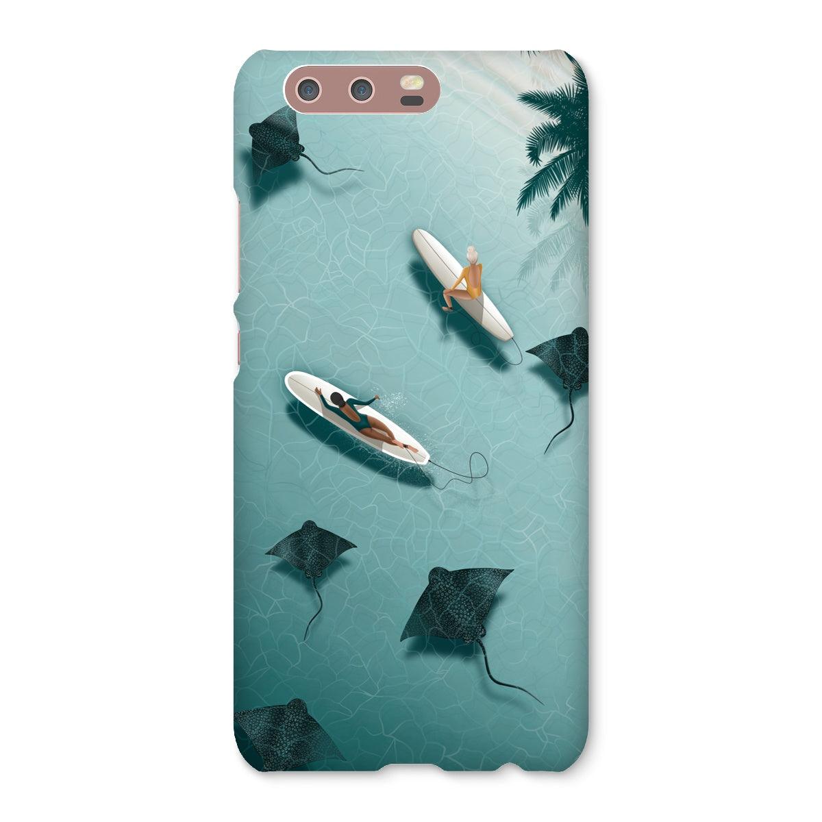 Slim Dancing with Rays Phone Case