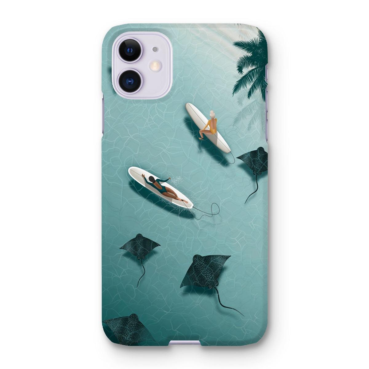 Slim Dancing with Rays Phone Case
