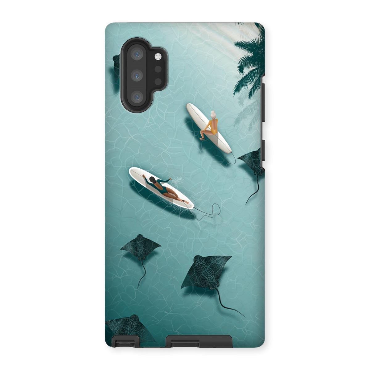 Dancing with rays reinforced phone case