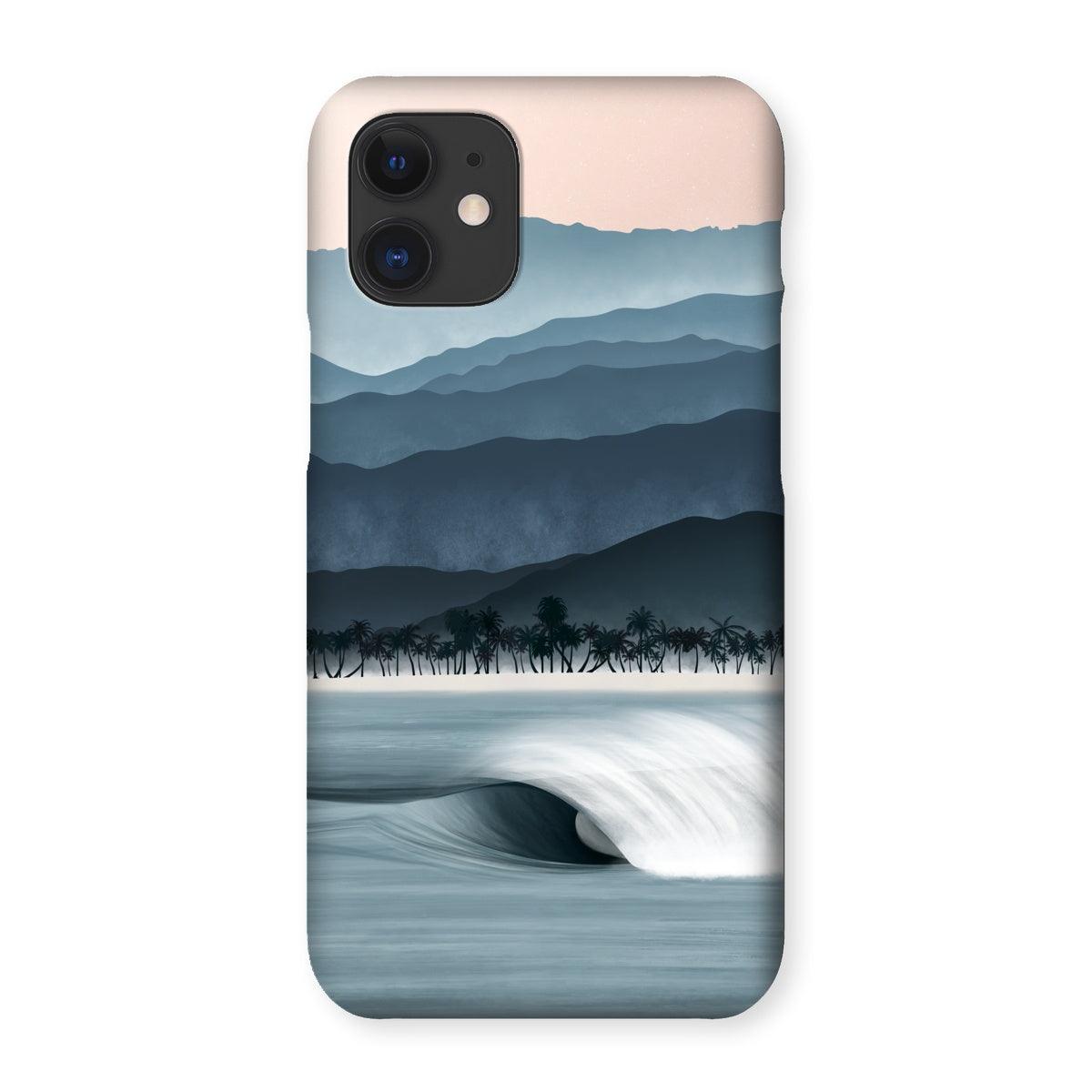 Funda fina para móvil Entre el océano y las montañas