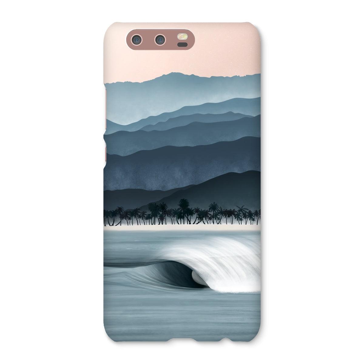 Funda fina para móvil Entre el océano y las montañas
