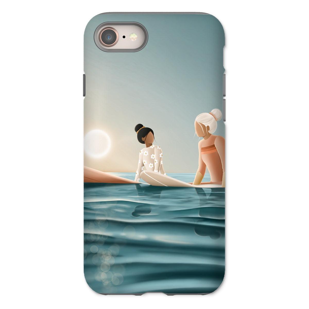 Funda para teléfono reforzada con sesión de surf matutino