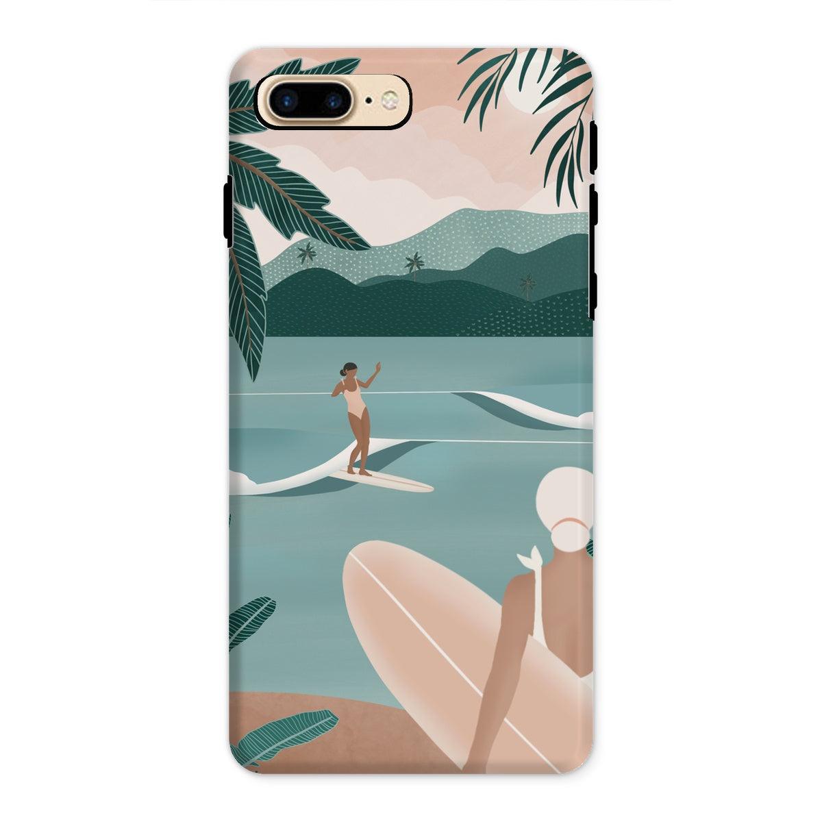 Surfers' heaven reinforced phone case