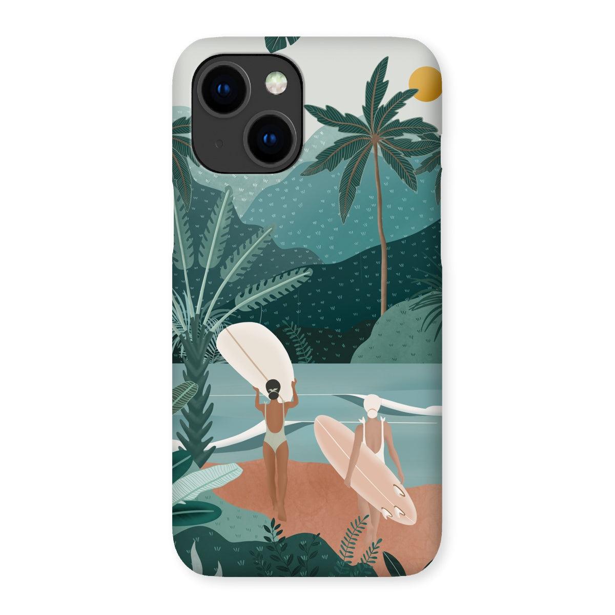 Jungle vibes sea slim phone case