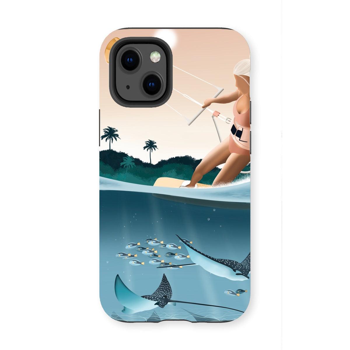 Estuche para teléfono reforzado con kitesurf