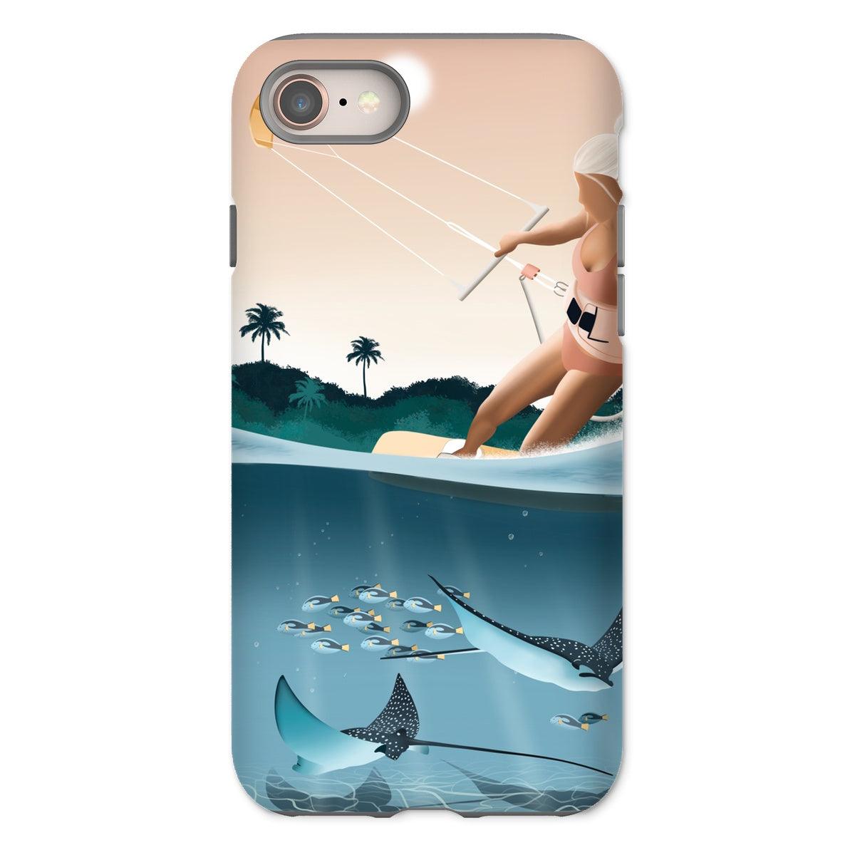 Estuche para teléfono reforzado con kitesurf
