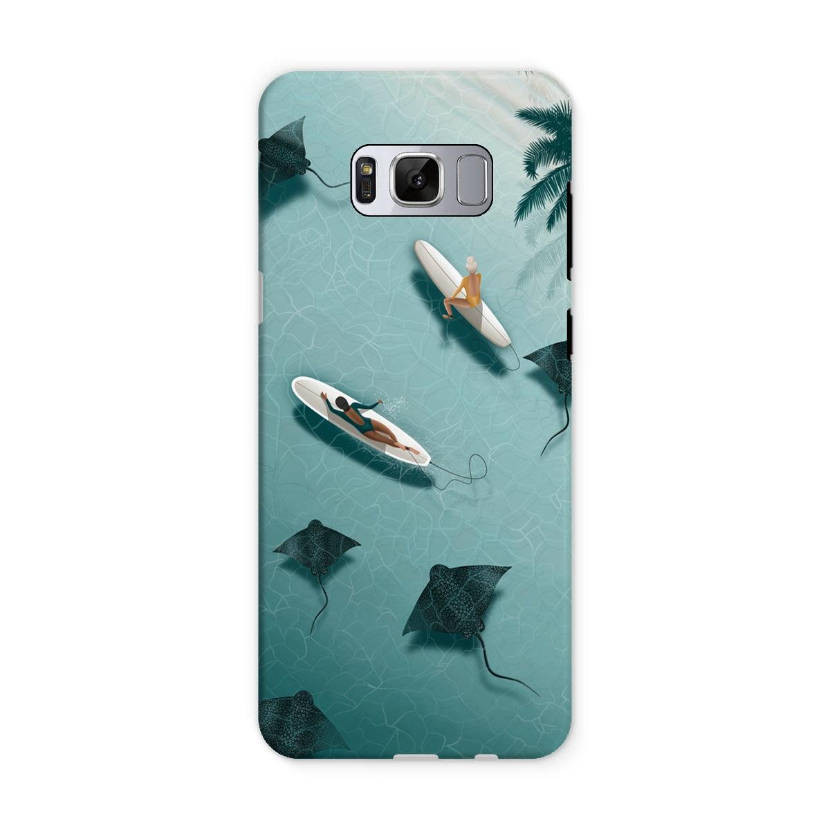 Dancing with rays reinforced phone case