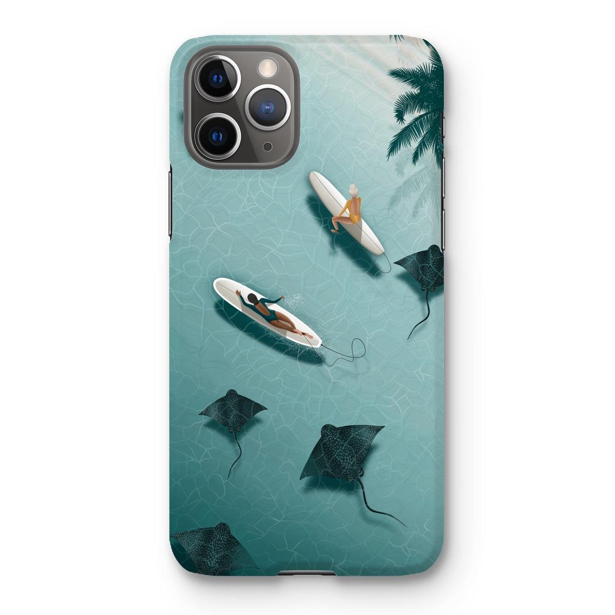 Slim Dancing with Rays Phone Case