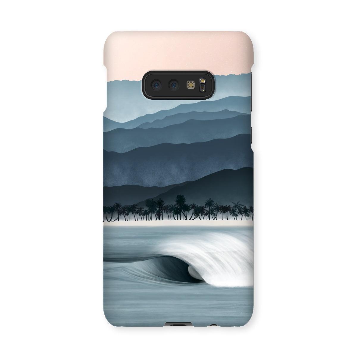 Funda fina para móvil Entre el océano y las montañas