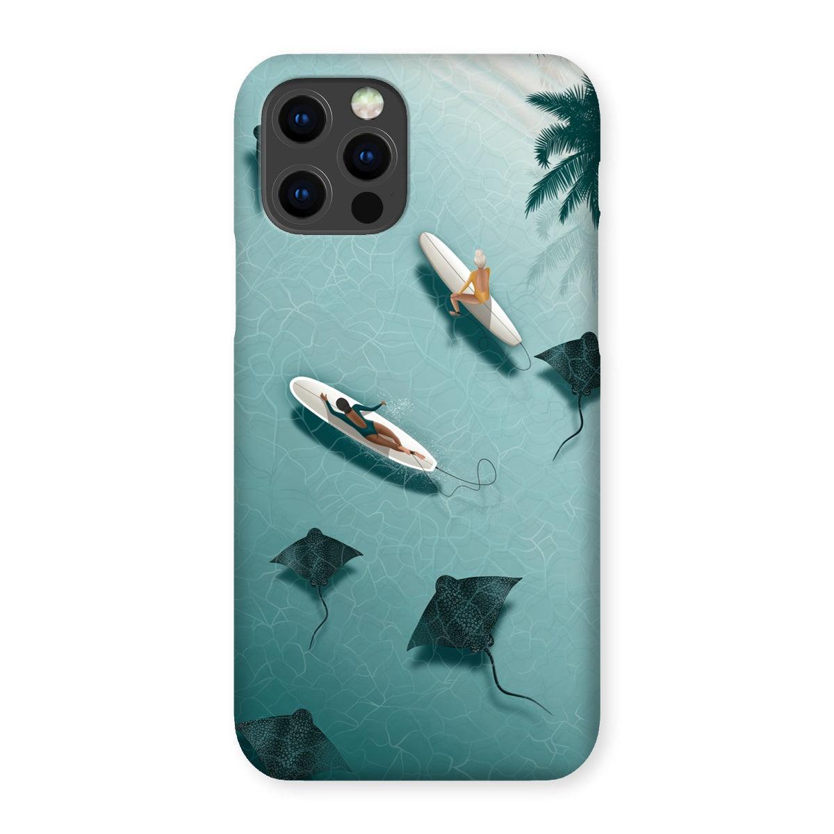 Slim Dancing with Rays Phone Case