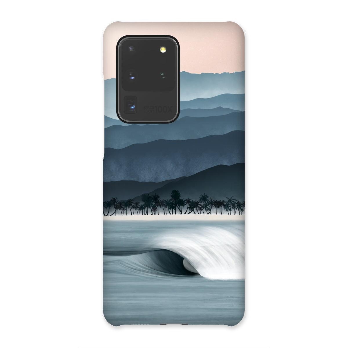 Funda fina para móvil Entre el océano y las montañas