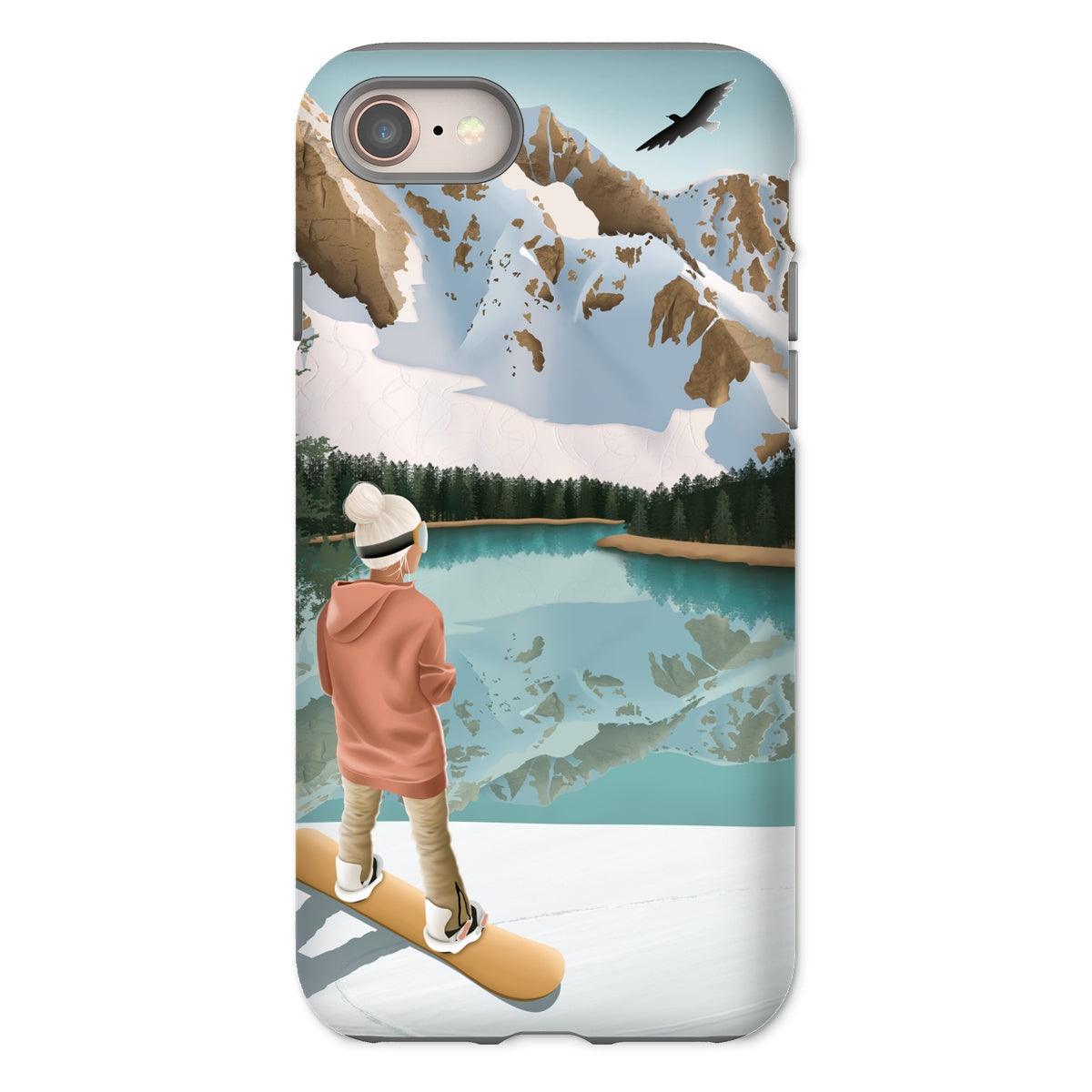 Between lake & mountains reinforced phone case