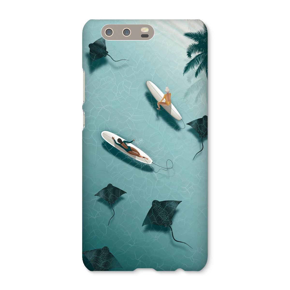 Slim Dancing with Rays Phone Case