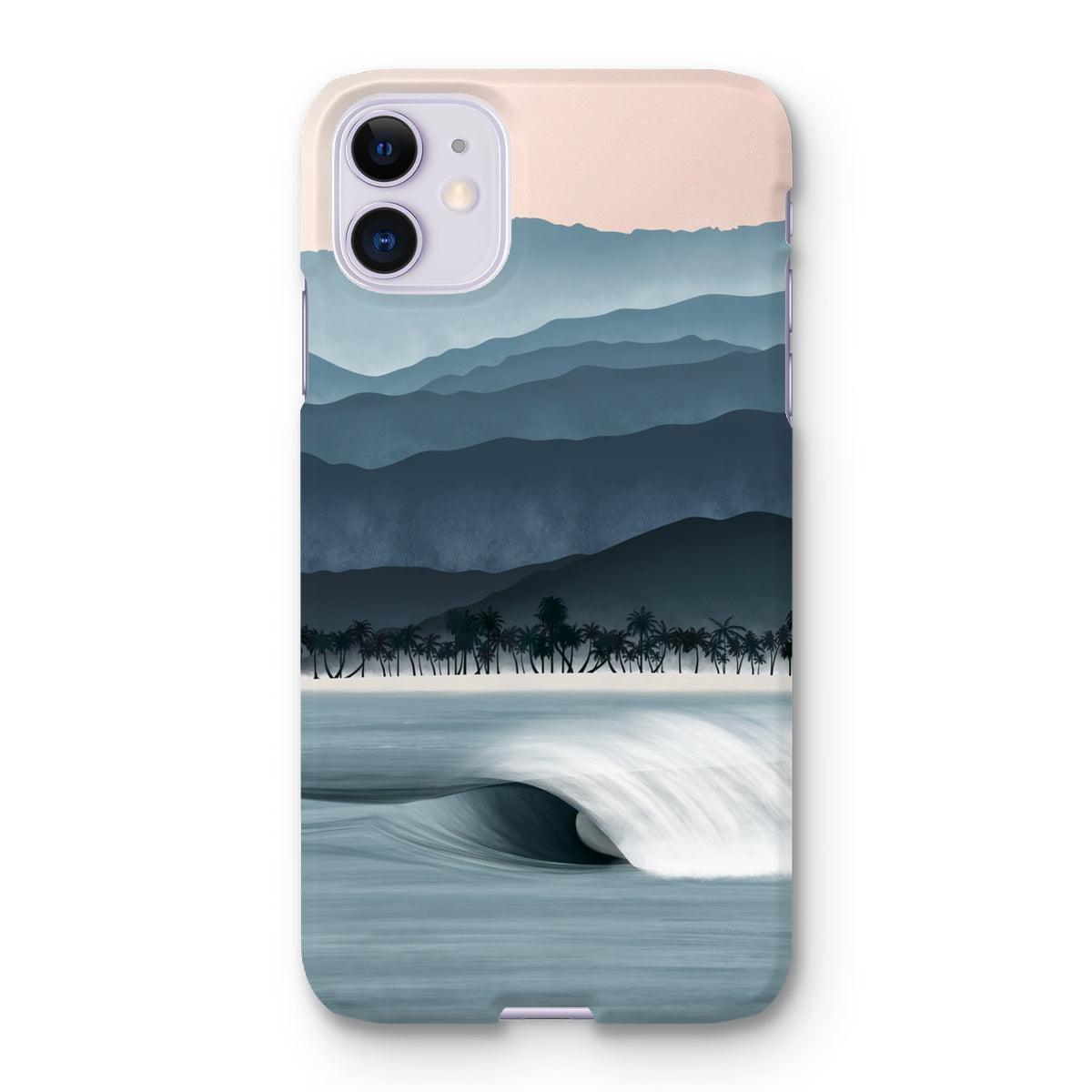 Funda fina para móvil Entre el océano y las montañas