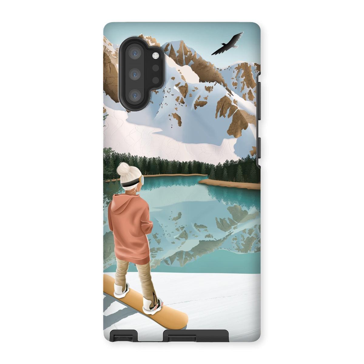 Between lake & mountains reinforced phone case