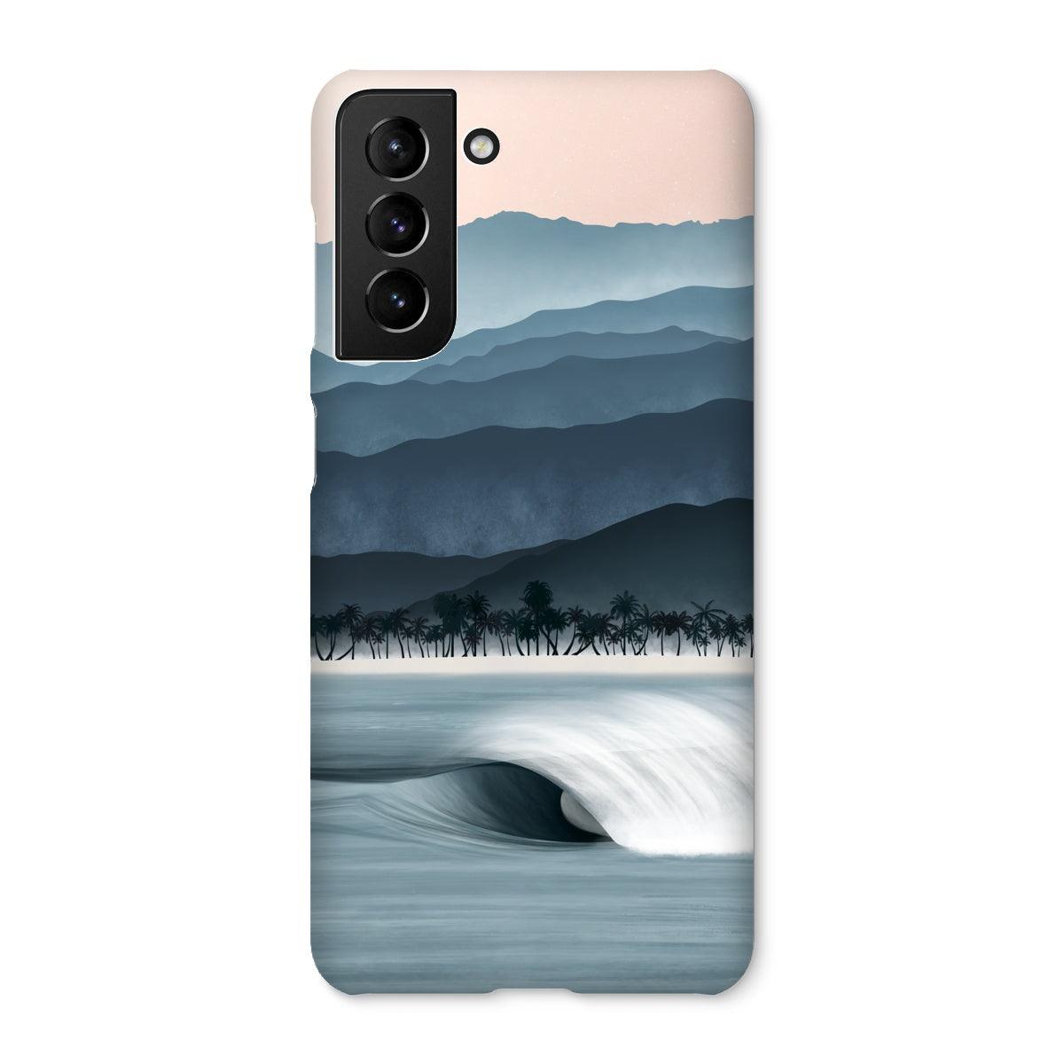 Funda fina para móvil Entre el océano y las montañas