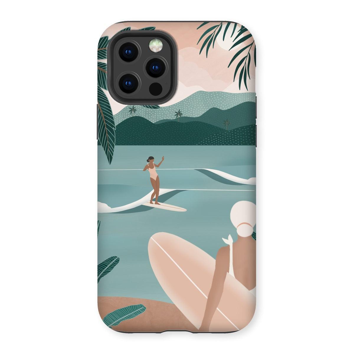 Surfers' heaven reinforced phone case