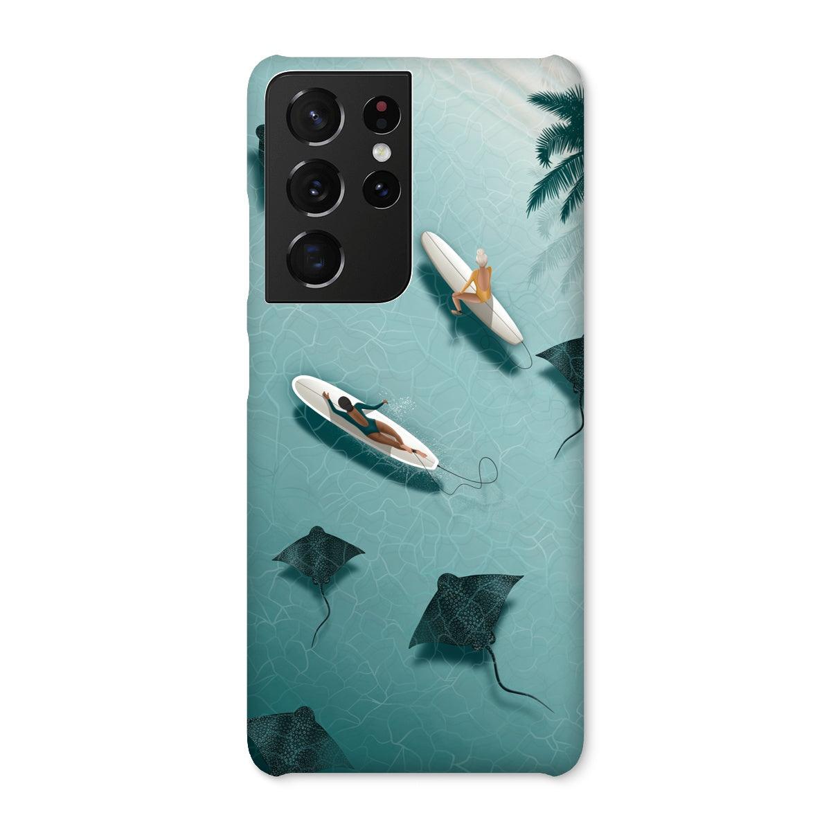 Slim Dancing with Rays Phone Case