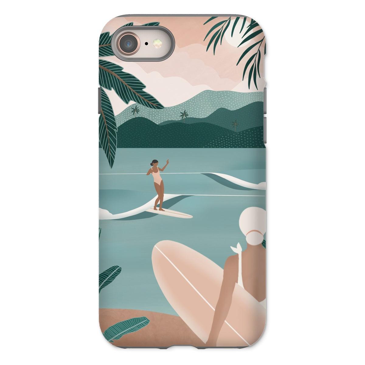 Surfers' heaven reinforced phone case