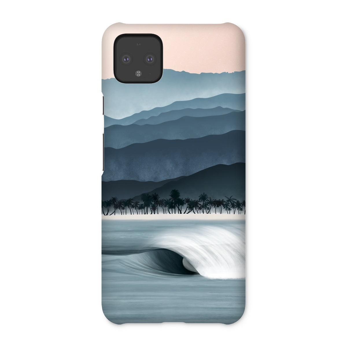 Funda fina para móvil Entre el océano y las montañas