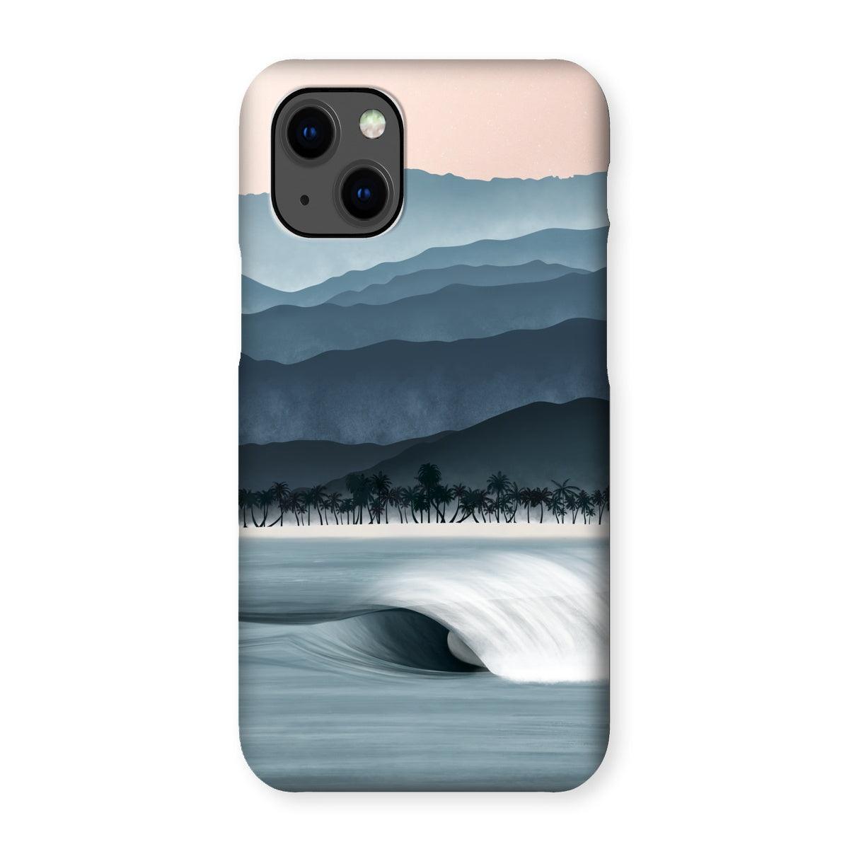 Funda fina para móvil Entre el océano y las montañas