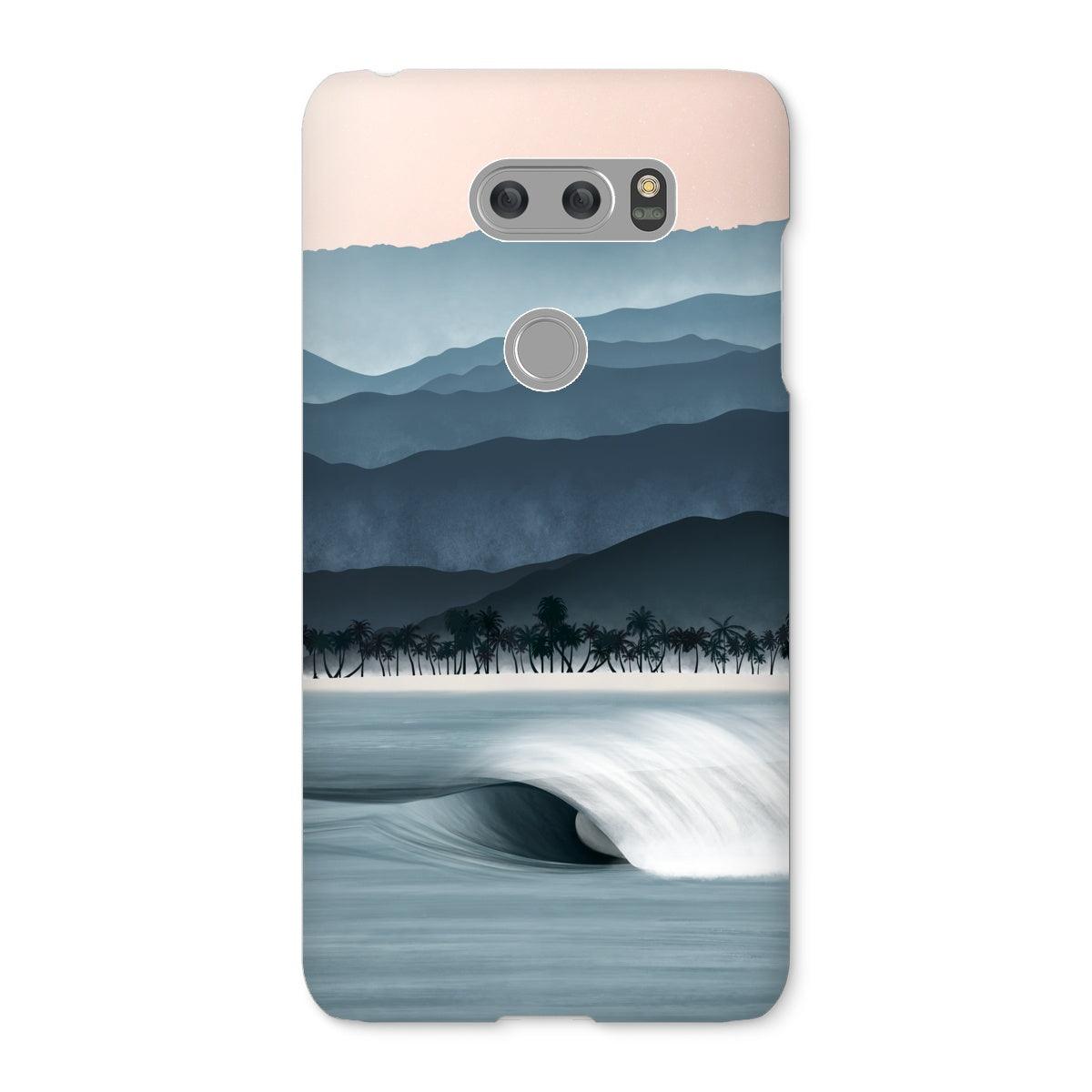 Funda fina para móvil Entre el océano y las montañas