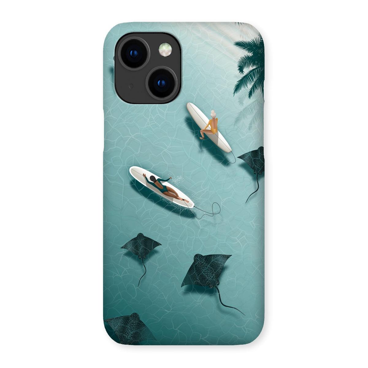 Slim Dancing with Rays Phone Case